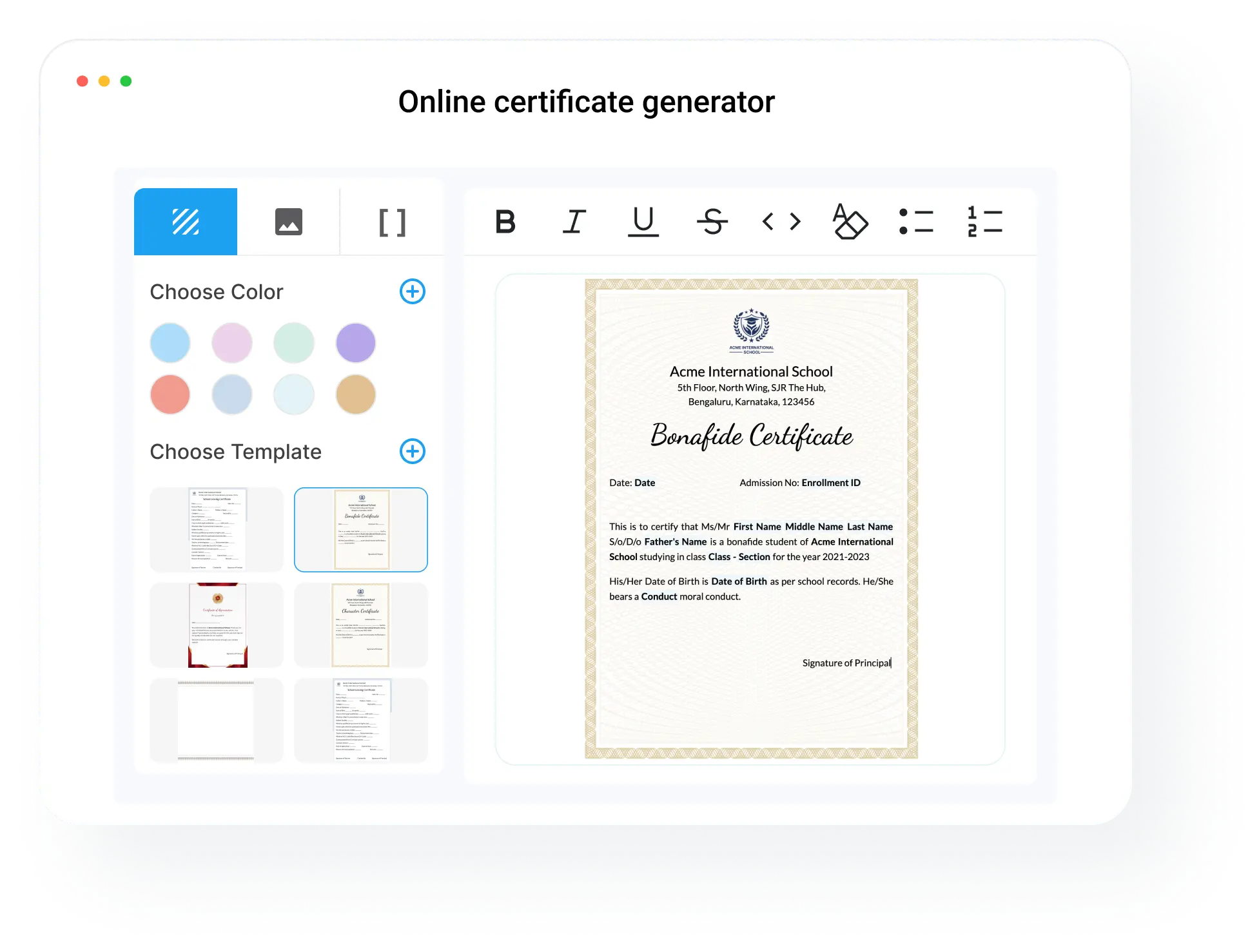 Best Certificate Generator